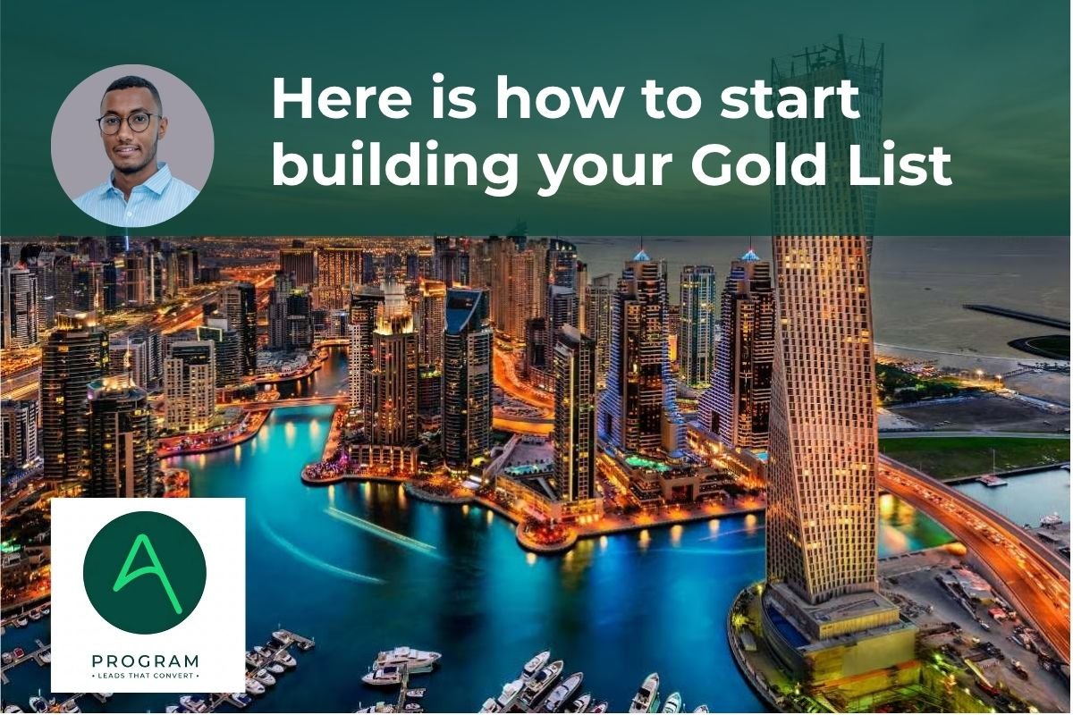 A1 Program Lead Tip on building a Gold List through email nurturing
