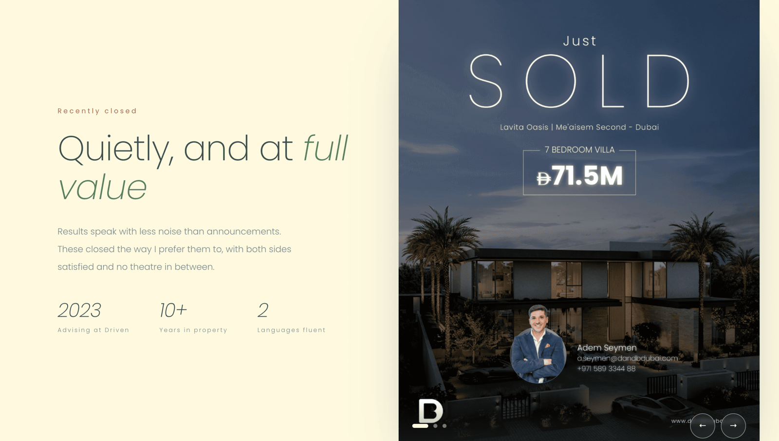 Adem Seymen sold